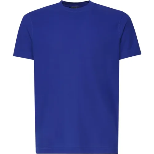 T-shirts and Polos , male, Sizes: 3XL, S, L - Zanone - Modalova