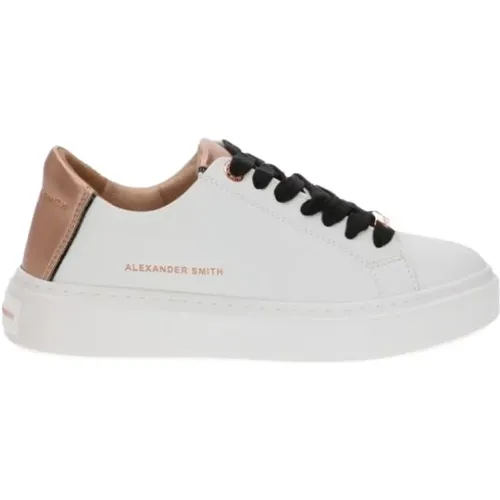 Braune Sneakers , Damen, Größe: 40 EU - Alexander Smith - Modalova