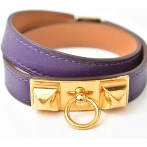 Pre-owned Jewellery, unisex, , Size: ONE SIZE Pre-owned Leather bracelets - Hermès Vintage - Modalova