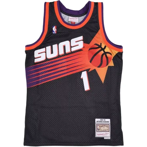 Sportswear, male, , Size: S Hardwood Classics Basketball Tank Top - Mitchell & Ness - Modalova