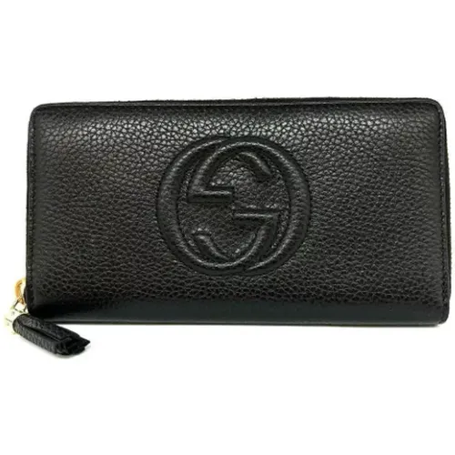 Pre-owned Leather wallets , female, Sizes: ONE SIZE - Gucci Vintage - Modalova