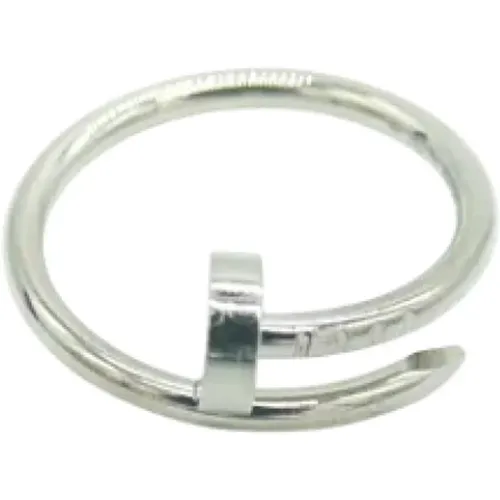 Pre-owned Jewellery, female, , Size: ONE SIZE Pre-owned White Gold rings - Cartier Vintage - Modalova