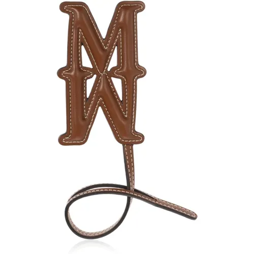 Bag Accessories, female, , Size: ONE SIZE Pendant with logo - Max Mara - Modalova