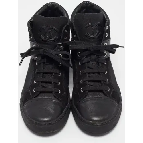 Pre-owned Canvas sneakers , female, Sizes: 4 UK - Chanel Vintage - Modalova