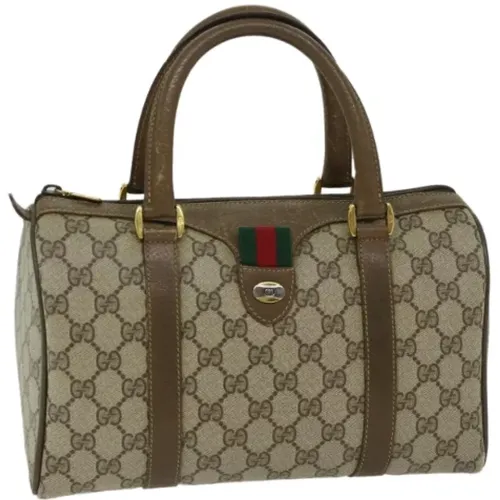 Pre-owned Handbags, female, , Size: ONE SIZE Pre-owned Canvas travel-bags - Gucci Vintage - Modalova