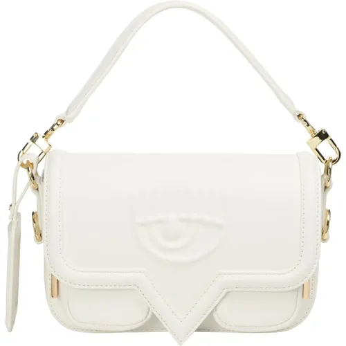Einfache Handtasche mit Abnehmbarem Riemen , Damen, Größe: ONE Size - Chiara Ferragni Collection - Modalova