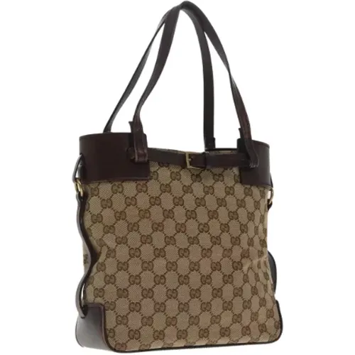 Pre-owned Tote Bags, female, , Size: ONE SIZE Pre-owned Canvas gucci-bags - Gucci Vintage - Modalova