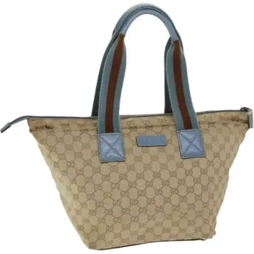 Pre-owned Tote Bags, female, , Size: ONE SIZE Pre-owned Canvas totes - Gucci Vintage - Modalova