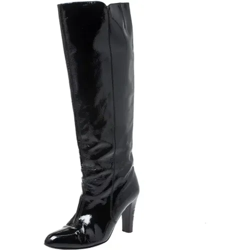 Pre-owned Leather boots , female, Sizes: 5 UK - Salvatore Ferragamo Pre-owned - Modalova
