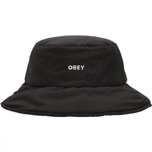 Hats, male, , Size: ONE SIZE Insulated Bucket Hat - Obey - Modalova