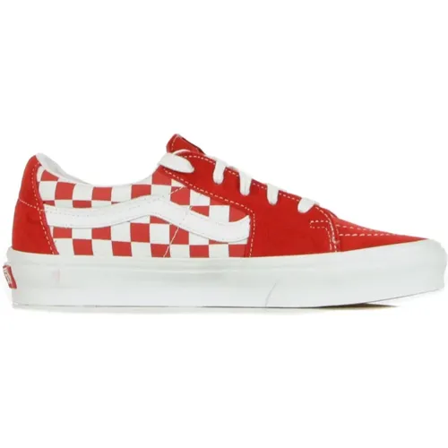 Sneakers, male, , Size: 13 US Low-top Racing Checkerboard Shoes - Vans - Modalova
