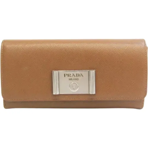 Pre-owned Leather wallets , female, Sizes: ONE SIZE - Prada Vintage - Modalova