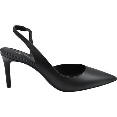 Schwarze Flache Schuhe Stilvolles Design , Damen, Größe: 37 EU - Michael Kors - Modalova