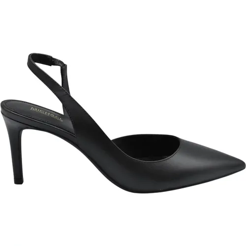 Schwarze Flache Schuhe Stilvolles Design , Damen, Größe: 38 EU - Michael Kors - Modalova