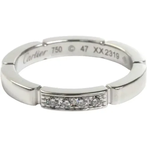 Pre-owned White Gold rings , female, Sizes: ONE SIZE - Cartier Vintage - Modalova