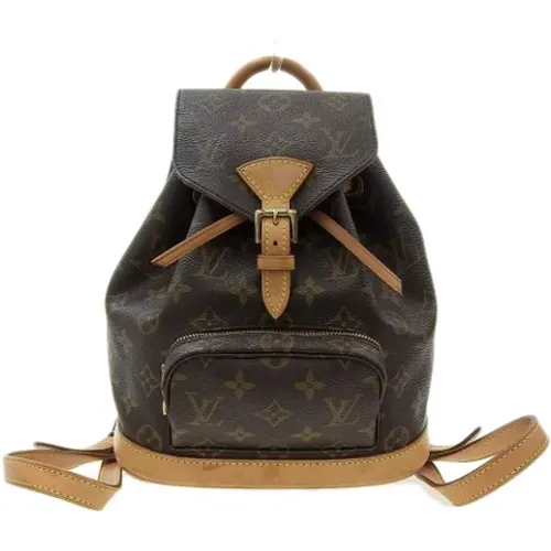 Pre-owned Backpacks, female, , Size: ONE SIZE Pre-owned Canvas backpacks - Louis Vuitton Vintage - Modalova