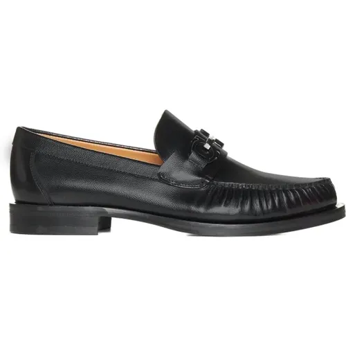 Loafers, male, , Size: 9 1/2 US Flat Shoes Fort Style - Salvatore Ferragamo - Modalova