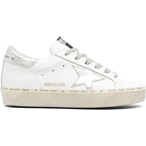 Leather Casual Trainers Sneakers , female, Sizes: 7 UK, 6 UK - Golden Goose - Modalova