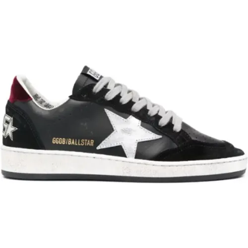 Schwarze Multicolor Leder Sneakers Stern Stil - Golden Goose - Modalova