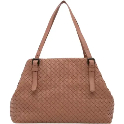 Pre-owned Tote Bags, female, , Size: ONE SIZE Pre-owned Leather shoulder-bags - Bottega Veneta Vintage - Modalova