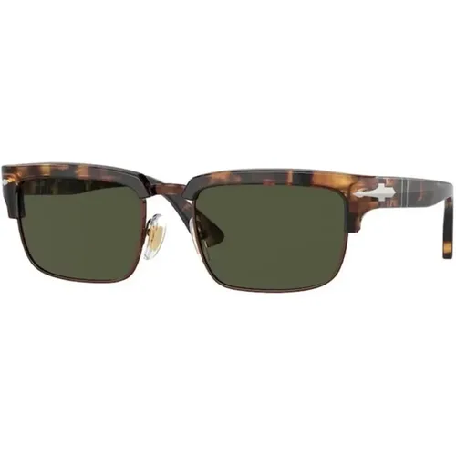 Classic Sunglasses in Green Lenses , unisex, Sizes: 56 MM - Persol - Modalova