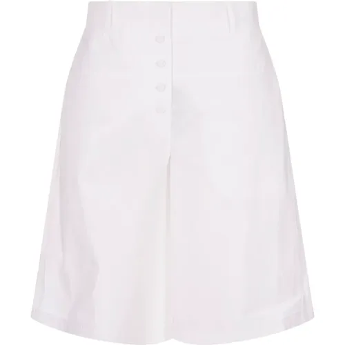 Poplin Cotton Bermuda Shorts , female, Sizes: S - Jil Sander - Modalova