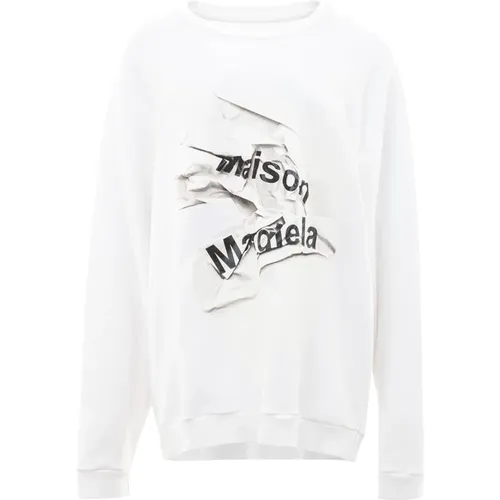 Sweatshirts, female, , Size: M Oversized Sweatshirt - Maison Margiela - Modalova