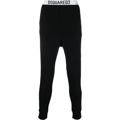 Sweatpants, male, , Size: L Pyjama Set with Ultra-Soft Feel - Dsquared2 - Modalova