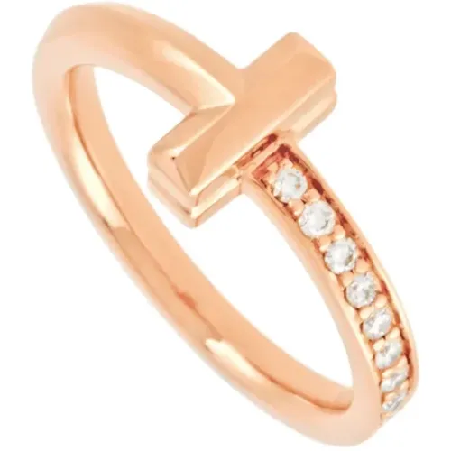 Pre-owned Jewellery, female, , Size: ONE SIZE Pre-owned Rose Gold rings - Tiffany & Co. Pre-owned - Modalova