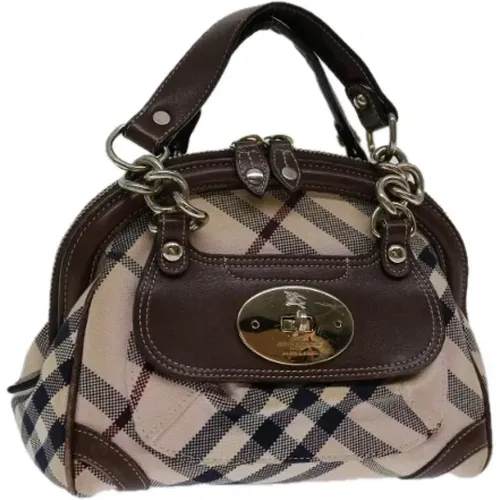 Pre-owned Canvas handbags , female, Sizes: ONE SIZE - Burberry Vintage - Modalova