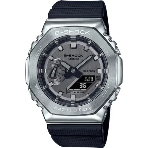 Mens Watch Gm-2100-1Aer, Quartz, 44mm, 20Atm , male, Sizes: ONE SIZE - Casio - Modalova