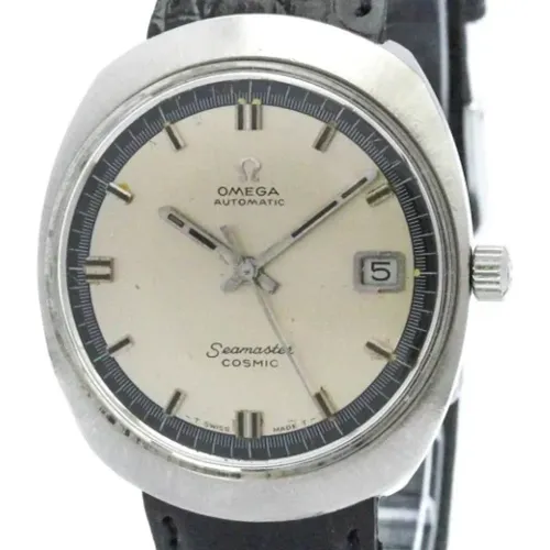 Pre-owned Leather watches , male, Sizes: ONE SIZE - Omega Vintage - Modalova