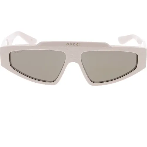 Sunglasses, unisex, , Size: ONE SIZE Stylish Sunglasses with Unique Design - Gucci - Modalova