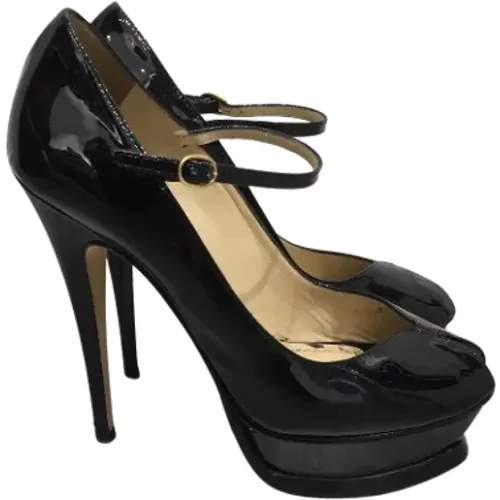 Pre-owned Pumps, female, , Size: 9 1/2 US Pre-owned Leather heels - Yves Saint Laurent Vintage - Modalova