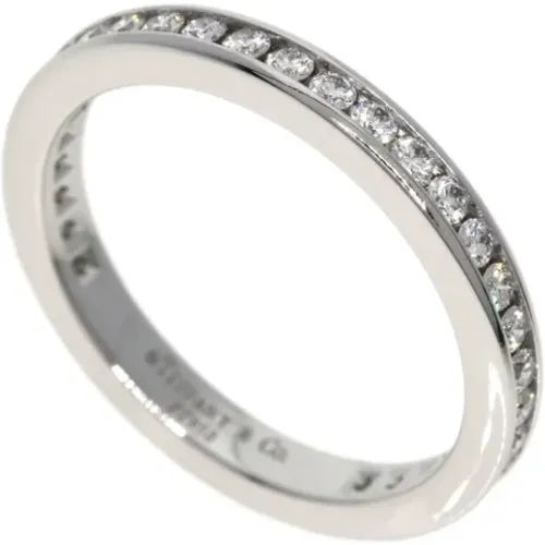 Pre-owned Jewellery, female, , Size: ONE SIZE Pre-owned Platinum rings - Tiffany & Co. Pre-owned - Modalova