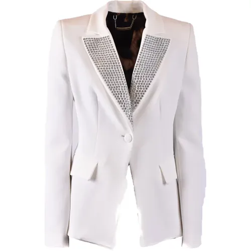 Blazers, female, , Size: S Blazer - Philipp Plein - Modalova