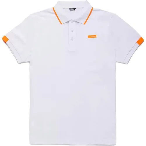 Polo-Shirt aus Baumwolle mit Logodruck , Herren, Größe: S - RefrigiWear - Modalova