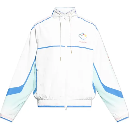 Light Jackets, male, , Size: M Light jacket with logo - Casablanca - Modalova