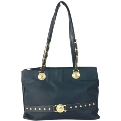 Pre-owned Shoulder Bags, female, , Size: ONE SIZE Pre-owned Nylon shoulder-bags - Versace Pre-owned - Modalova