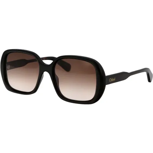 Stylish Sunglasses with Ch0222S Model , female, Sizes: 55 MM - Chloé - Modalova