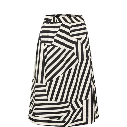 Deconstructed Stripe Skirt , female, Sizes: S, M - Part Two - Modalova