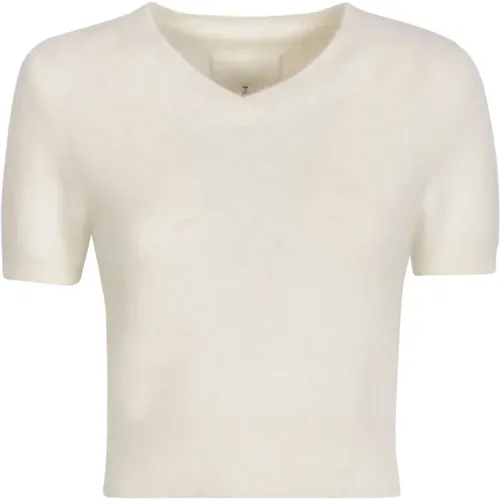 Brushed-Effect Sweatshirt , female, Sizes: XS, M - Maison Margiela - Modalova