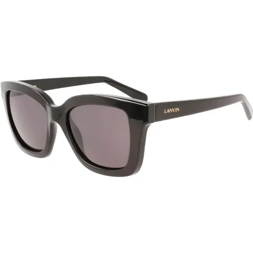 Quadratische Acetat-Sonnenbrille , Damen, Größe: ONE Size - Lanvin - Modalova