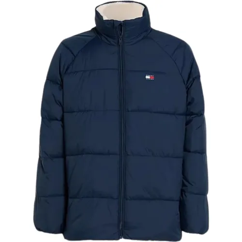 Hooded Puffer Coat , male, Sizes: M - Tommy Hilfiger - Modalova