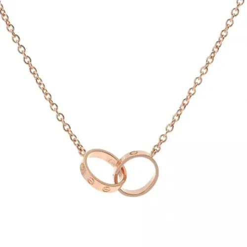 Pre-owned Rose Gold necklaces , female, Sizes: ONE SIZE - Cartier Vintage - Modalova