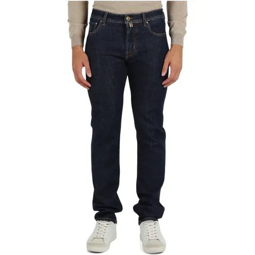 Slim Fit Five-Pocket Jeans , male, Sizes: W33, W32 - Jacob Cohën - Modalova