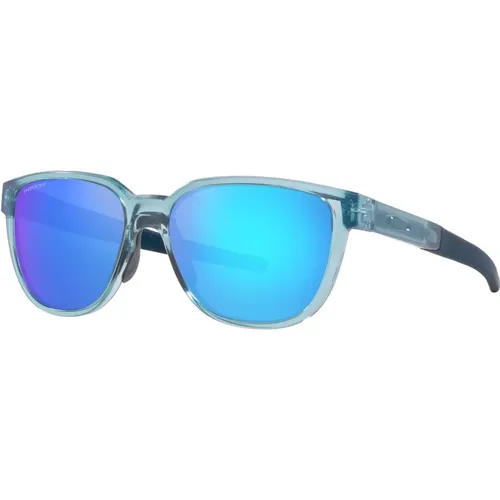 Sunglasses, male, , Size: 57 MM Transparent Stonewash Sunglasses Prizm Sapphire - Oakley - Modalova