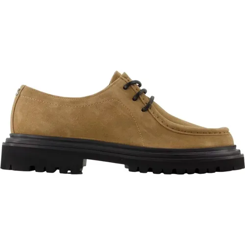 Laced Shoes, male, , Size: 9 US Classic Leather Hammer Derbies - Dolce & Gabbana - Modalova