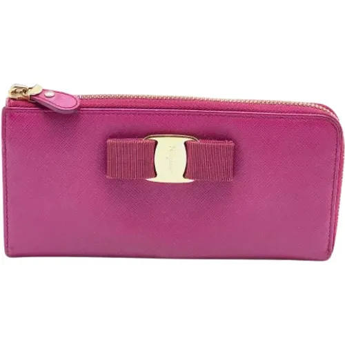 Pre-owned Wallets, female, , Size: ONE SIZE Pre-owned Fabric wallets - Salvatore Ferragamo Pre-owned - Modalova