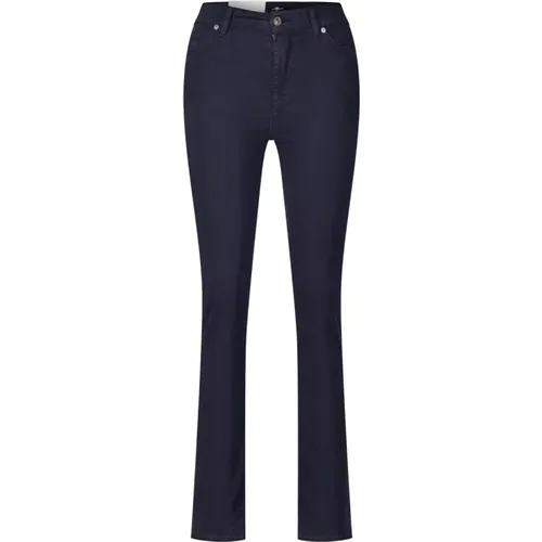 Slim-Fit Denim Jeans , Damen, Größe: W26 - 7 For All Mankind - Modalova